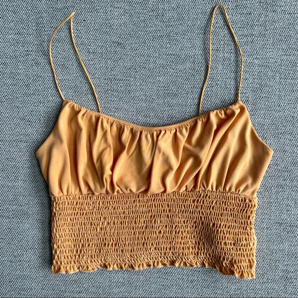Urban Outfitters Orange Crop Top